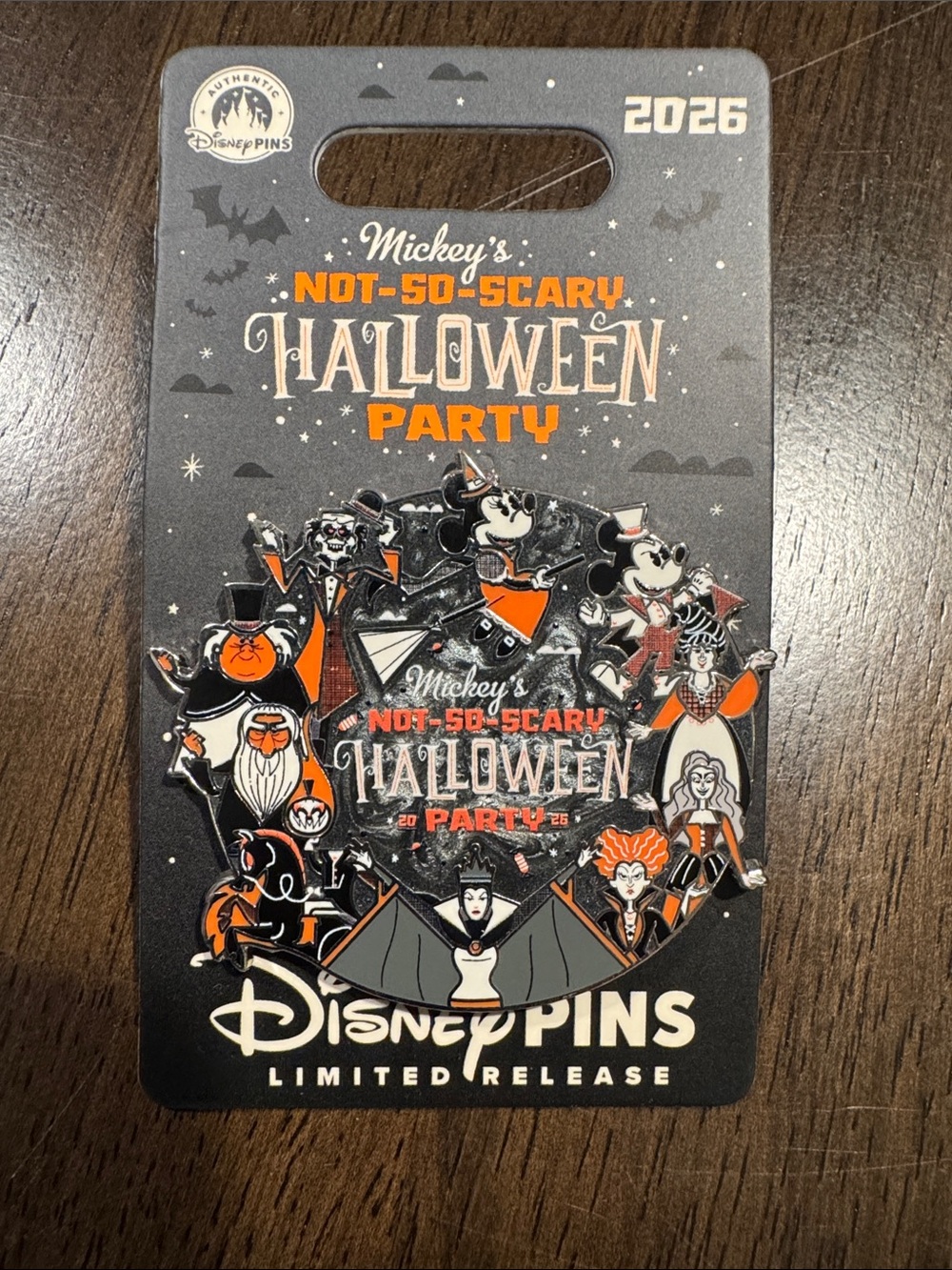 Disney Halloween Party Limited Release Pin 2026
